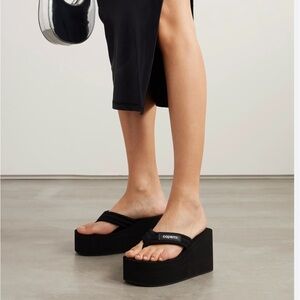 coperni wedge thongs. like new worn once